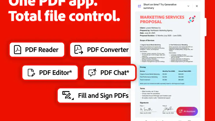Adobe Acrobat Reader: Edit PDF screenshot 1