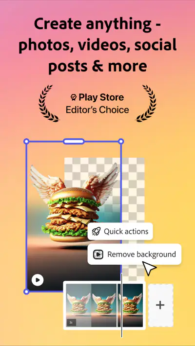 Adobe Express: AI Photo, Video screenshot 1