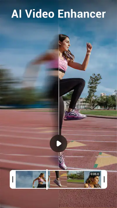 AI Video Enhancer & Editor screenshot 1