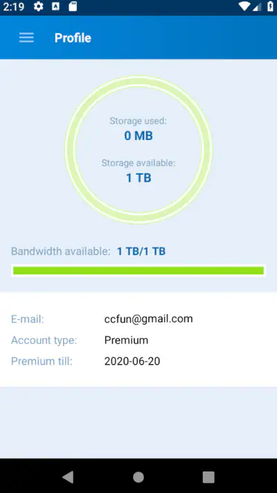 Alfa File Manager screenshot 1