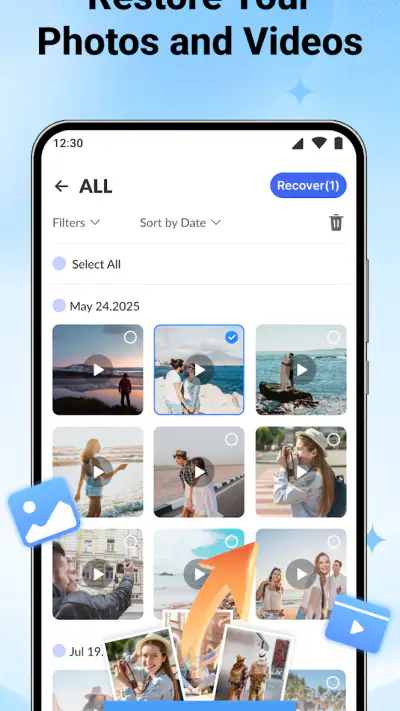 All Restore - Photo & Video screenshot 1