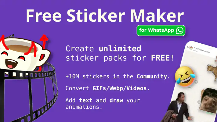 Animated Sticker Maker (FSM) screenshot 1