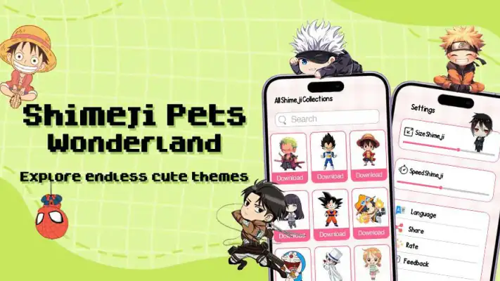 Anime Shimeji Screen Pets screenshot 1