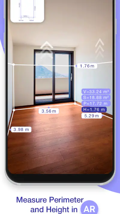 AR Plan 3D Tape Measure, Ruler screenshot 1