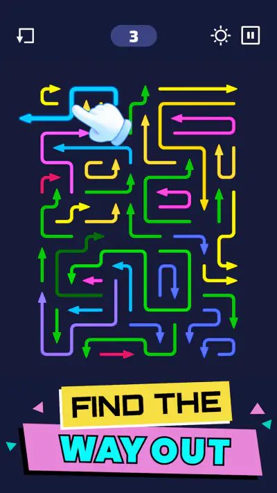 Arrow Maze - Escape Puzzle screenshot 1