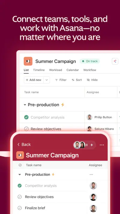 Asana: Work Management screenshot 1