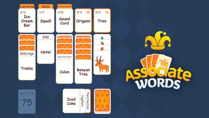 Associate Words: Solitaire screenshot 1