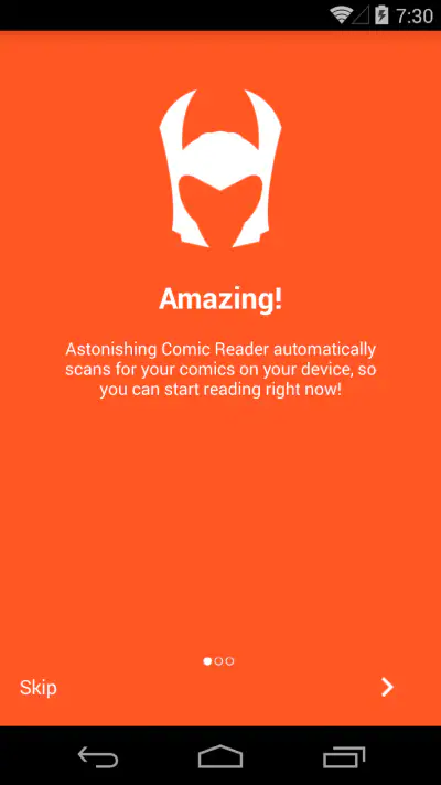 Astonishing Comic Reader screenshot 1