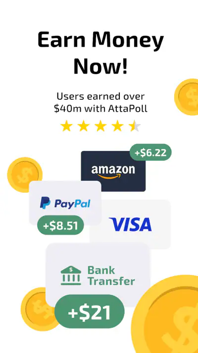 AttaPoll Surveys: Earn Money screenshot 1