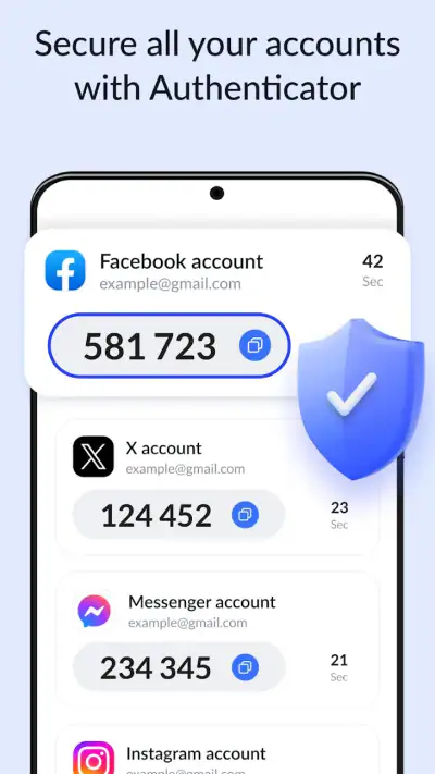 Authenticator App - SafeAuth screenshot 1