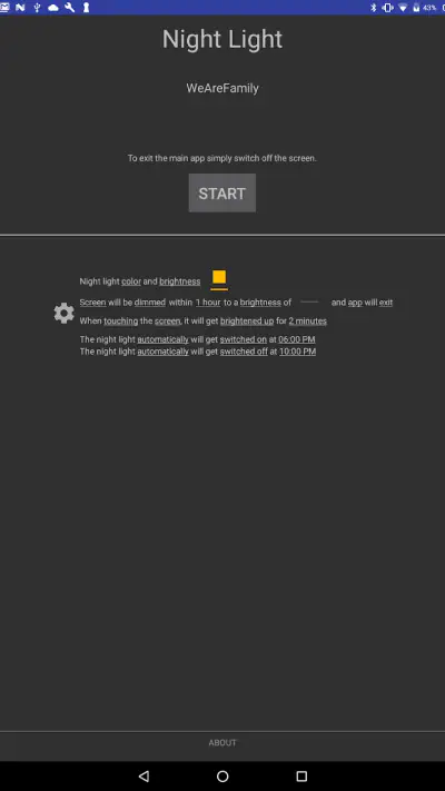 Baby Night Light (Non-Profit) screenshot 1
