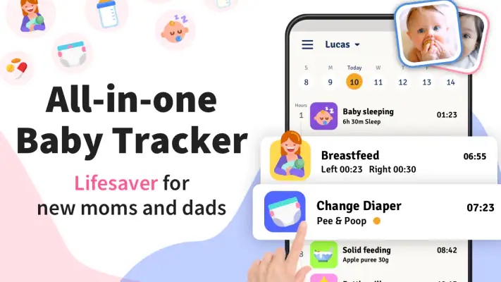 Baby Tracker - Breastfeeding screenshot 1