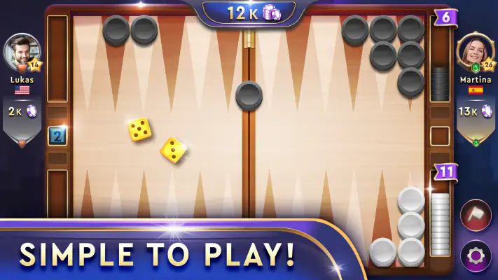 Backgammon Clubs screenshot 1