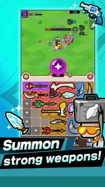 Backpack Survivors : Idle RPG screenshot 1
