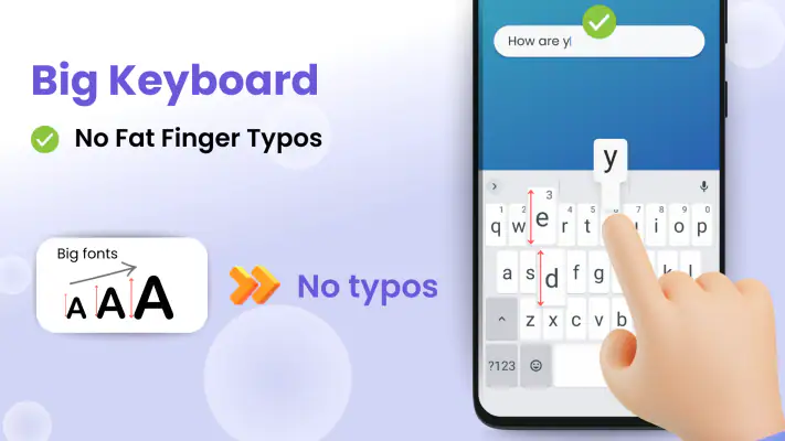 Big Keyboard: Easy Homescreen screenshot 1