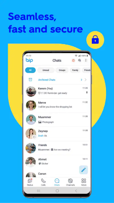 BiP - Messenger, Video Call screenshot 1