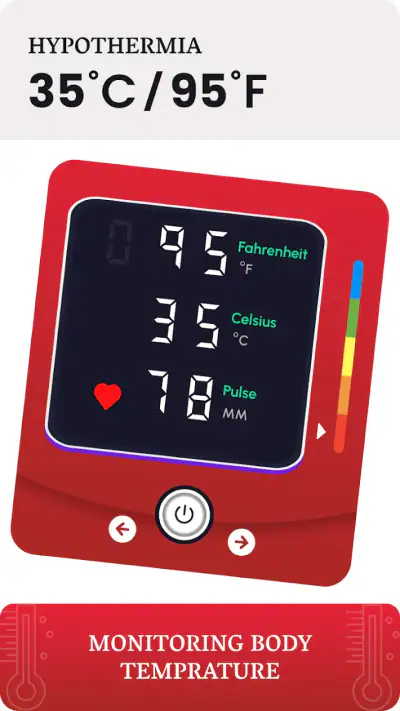 Body Temperature Fever Tracker screenshot 1