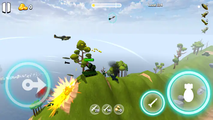 Bomber Ace: WW2 war plane game screenshot 1