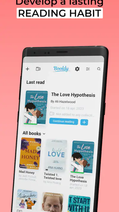 Bookly - Book Tracker Library screenshot 1