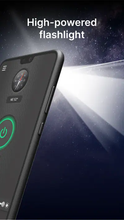 Brightest Flashlight Launcher screenshot 1