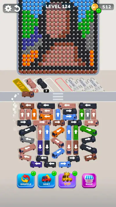 Bubble Bus: Parking Jam Puzzle screenshot 1