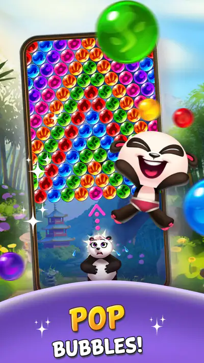 Bubble Shooter: Panda Pop! screenshot 1