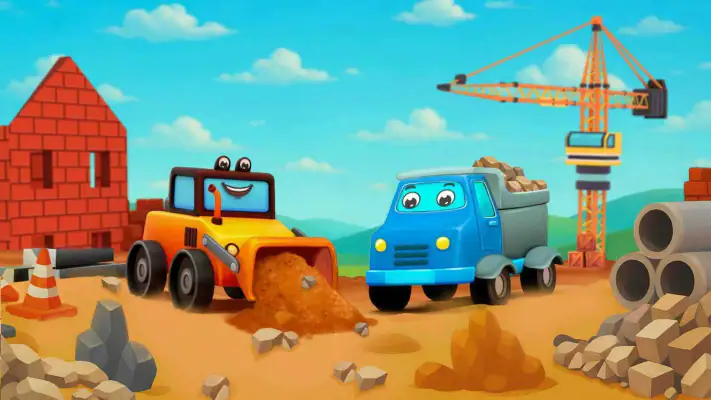 Bulldozer Construction Games screenshot 1