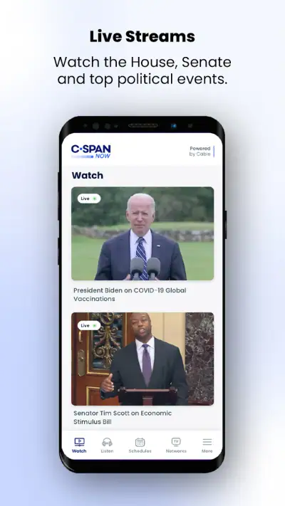 C-SPAN Now screenshot 1