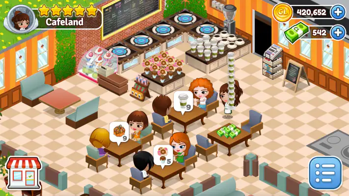 Cafeland - Restaurant Cooking screenshot 1
