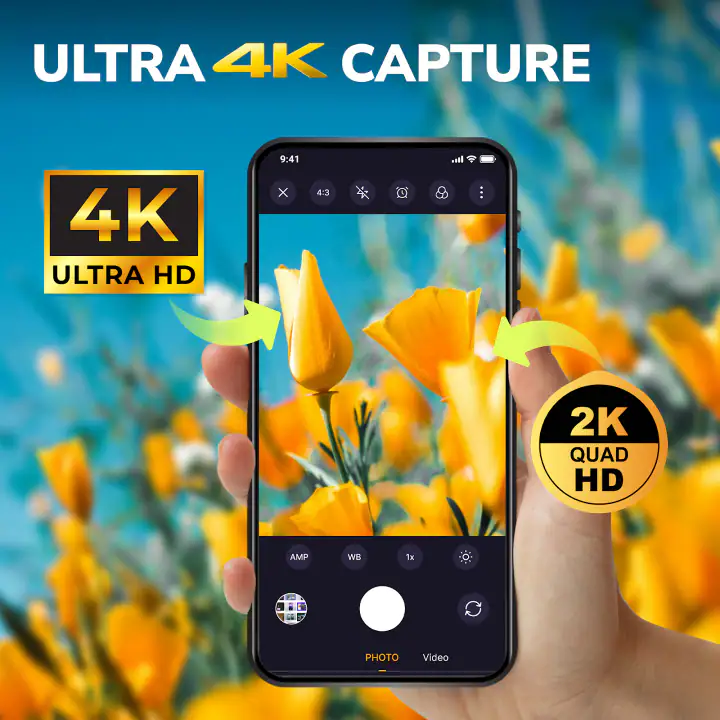 Camera HD - 4K Selfie Camera screenshot 1
