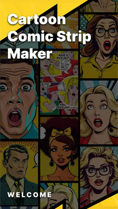 Cartoon Comic Strip Maker screenshot 1
