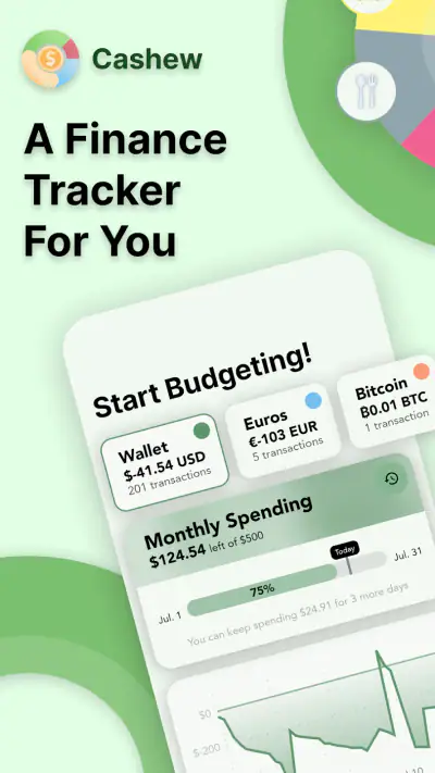 Cashew—Expense Budget Tracker screenshot 1