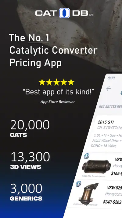 Cat DB - Catalytic Converters screenshot 1