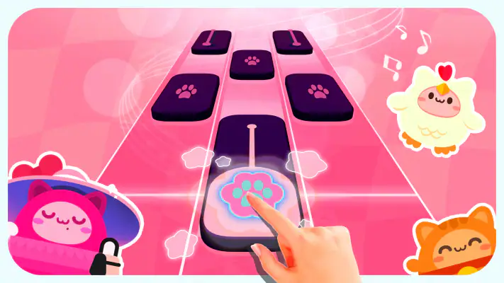 Cat Cute Tiles: Piano Games screenshot 1