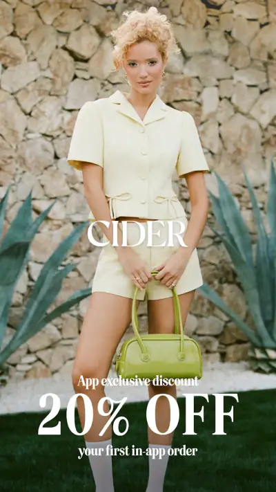 CIDER - Clothing & Fashion screenshot 1