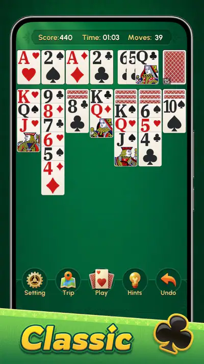 Classic Solitaire: Regal Card screenshot 1