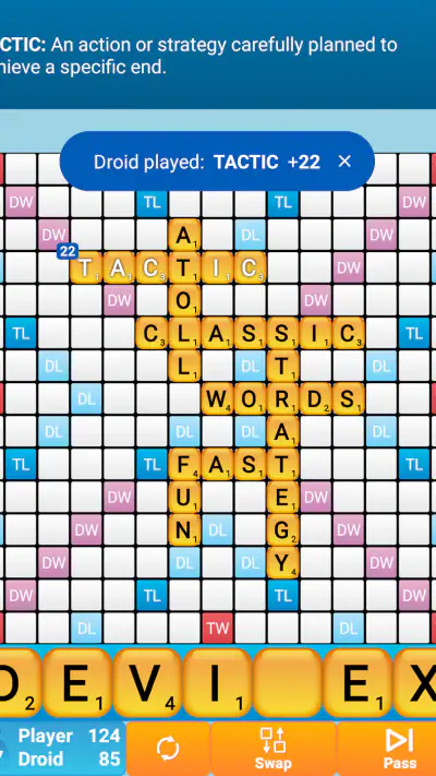 Classic Words Solo screenshot 1