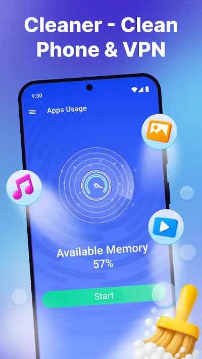 Cleaner - Clean Phone & VPN screenshot 1