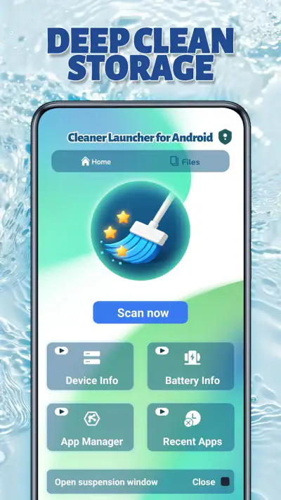 Cleaner Launcher for Android screenshot 1