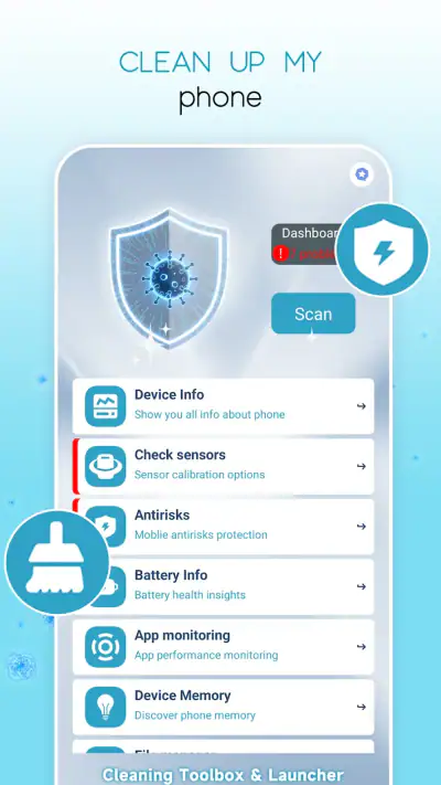 Cleaning Toolbox & Launcher screenshot 1
