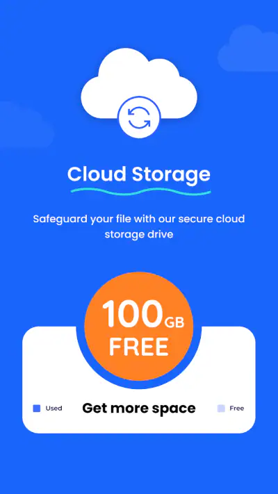 Cloud Storage: Cloud Drive App screenshot 1