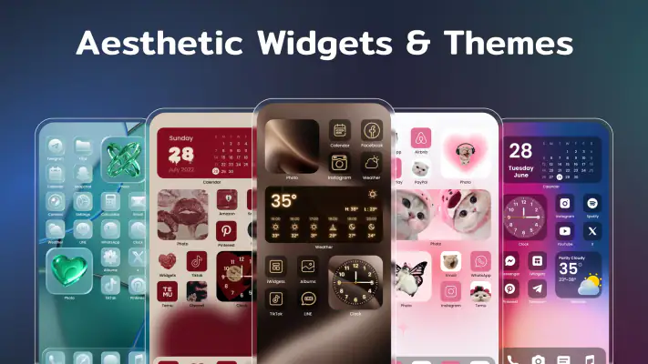 Color Widgets, Theme: iWidgets screenshot 1
