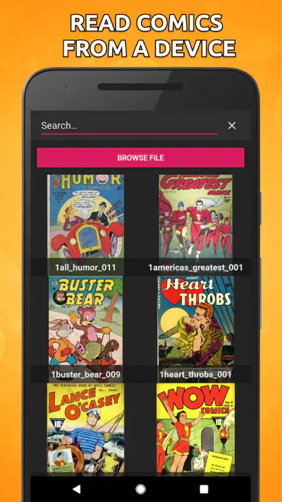 Comic Book Reader (cbz/cbr) screenshot 1