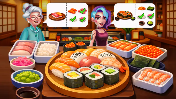 Cooking Japan: Restaurant Game screenshot 1