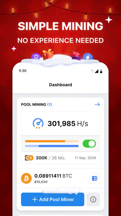 CT Pool: Crypto Mining App screenshot 1