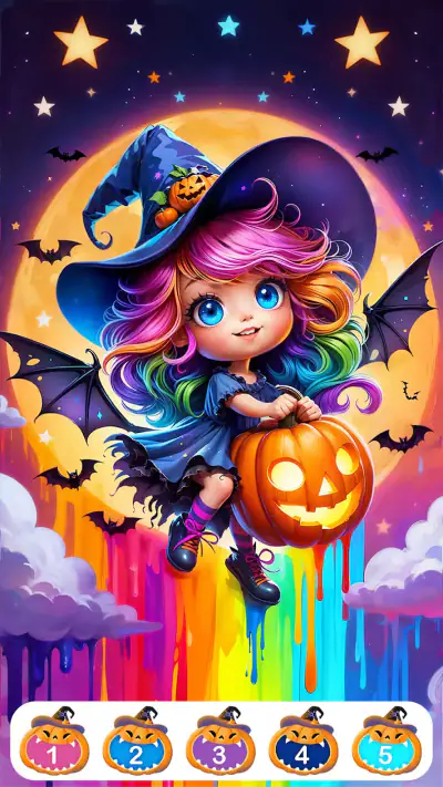Cute Halloween Color screenshot 1