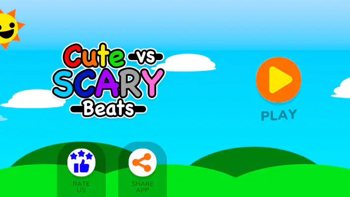 Sprunki Cute vs Scary Beats screenshot 1