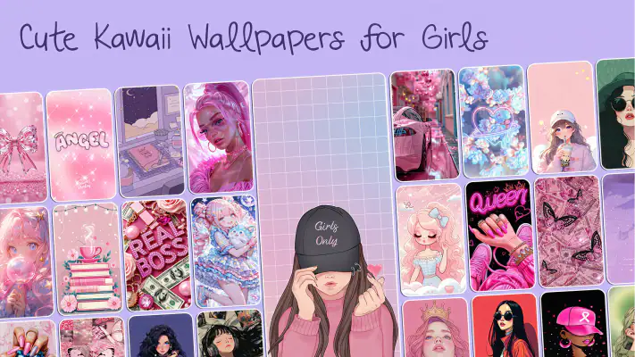 Cute Wallpapers for Girls screenshot 1