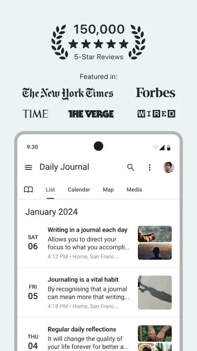 Day One Diary: Daily Journal screenshot 1