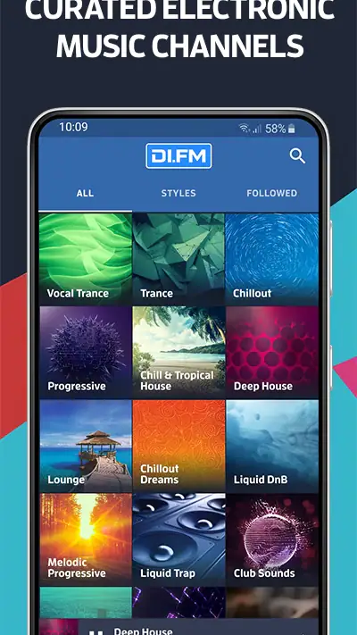 DI.FM: Electronic Music Radio screenshot 1